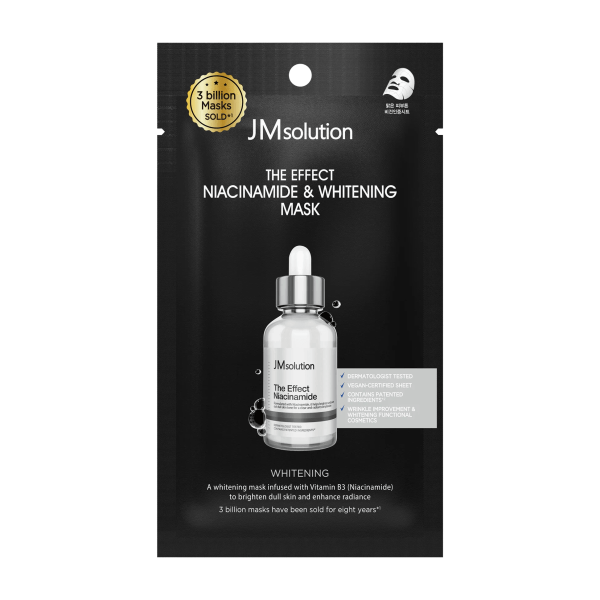JMsolution The Effect Niacinamide & Whitening Mask 3