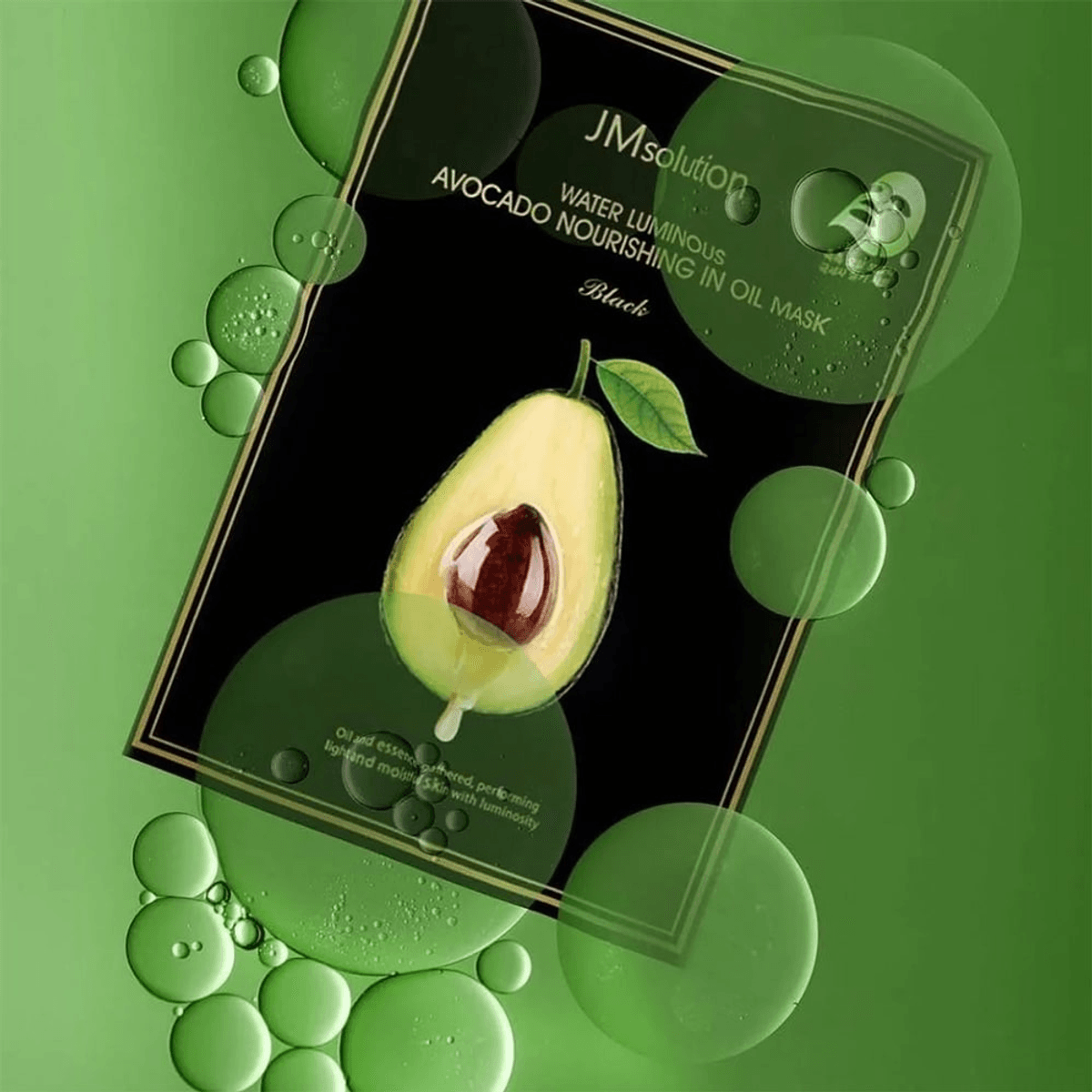 JMsolution Water Luminous Avocado Oil Ampoule Mask Plus 2